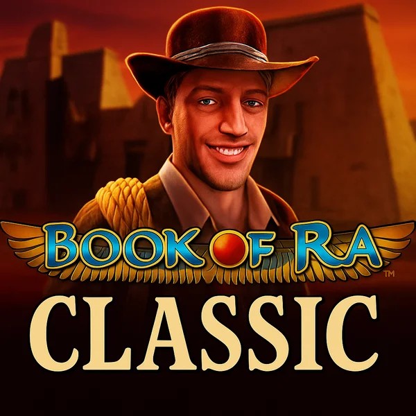 Book of Ra Classic slot visual from Novomatic available on crownplays.net