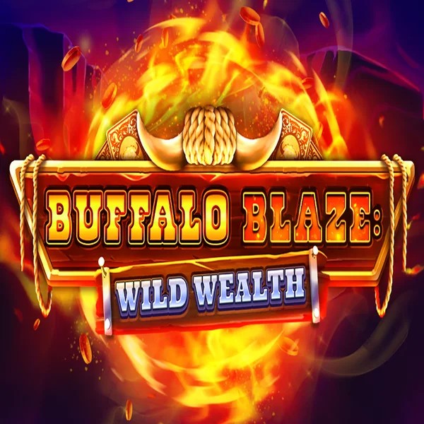 Buffalo Blaze Wild Wealth online game logo by OctoPlay on crownplays.net