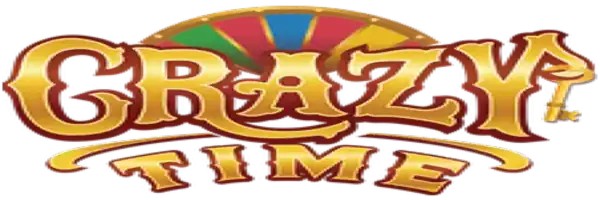 Crazy Time online game logo by Evolution on crownplays.net