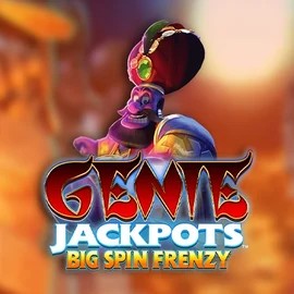 Genie Jackpots: Big Spin Frenzy by Blueprint Gaming, showcased at crownplays.net – game logo