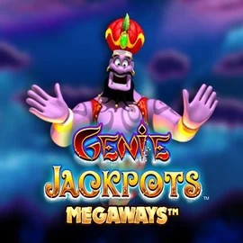 Genie Jackpots Megaways casino game by Blueprint Gaming – featured logo at CrownPlay Casino