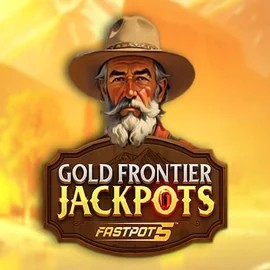 Gold Frontier Jackpots FastPot5 casino game by Yggdrasil – featured logo at CrownPlay Casino