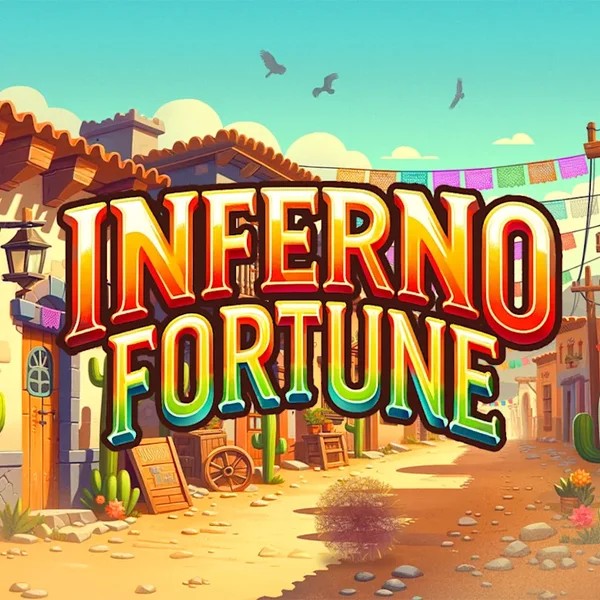 Inferno Fortune slot logo by Atomic Slot Lab at CrownPlay Casino