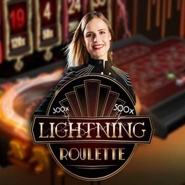 Lightning Roulette logo by Evolution CrownPlay Casino