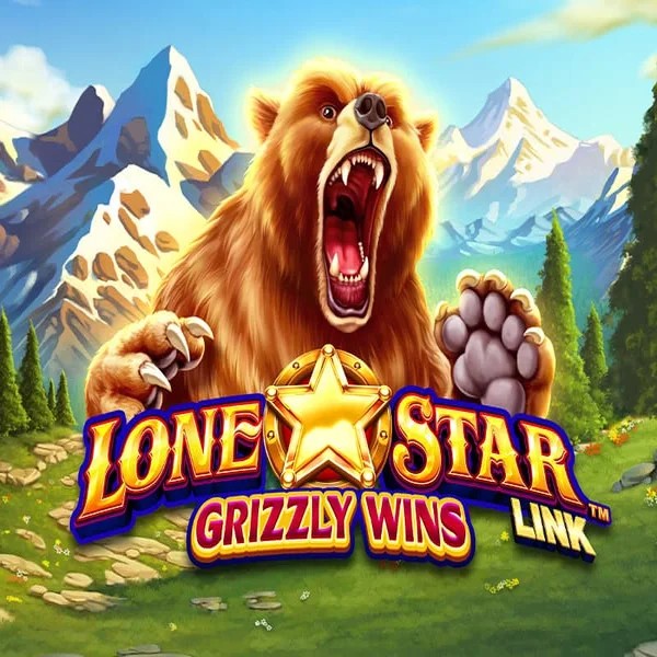 Official Slots logo: Lone Star Link Grizzly Wins by Greentube at CrownPlay Casino