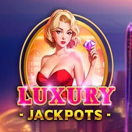 Luxury Jackpots logo – Jackpots by Triple Cherry at CrownPlay Casino