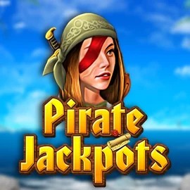 Pirate Jackpots online game logo by Belatra Games on crownplays.net