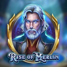 Rise of Merlin game by Play'n GO – logo hosted on CrownPlay Casino