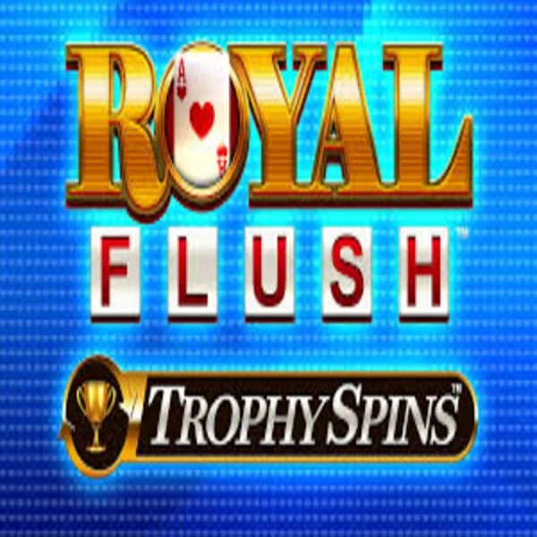 Royal Flush Trophy Spins slot visual from Greentube available on crownplays.net