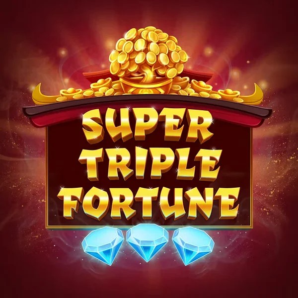 Slots logo of Super Triple Fortune from Greentube at CrownPlay Casino