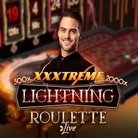 XXXtreme Lightning Roulette online game logo by Evolution on crownplays.net